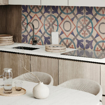 Rectangular decorative wall panel Geometric collection with circles