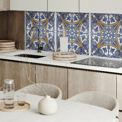 Rectangular wall panel Plant ornaments in a harmonious style