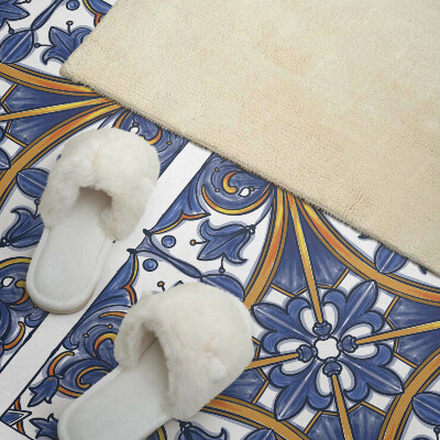 Rectangular wall panel Plant ornaments in a harmonious style