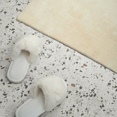 Rectangular decorative wall panel Pattern with miniature stones