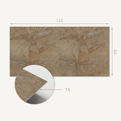 Rectangular bathroom wall panel A pattern inspired by natural stone