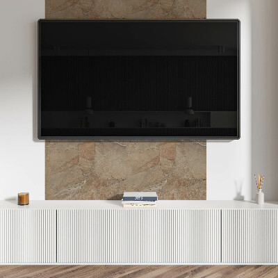 Rectangular bathroom wall panel A pattern inspired by natural stone