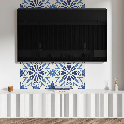 Rectangular wall panel Floral motif