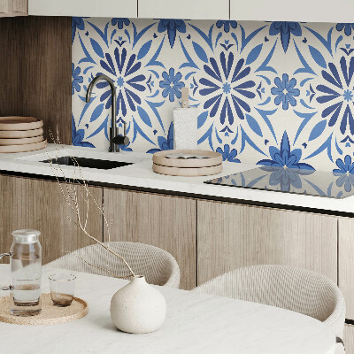 Rectangular wall panel Floral motif