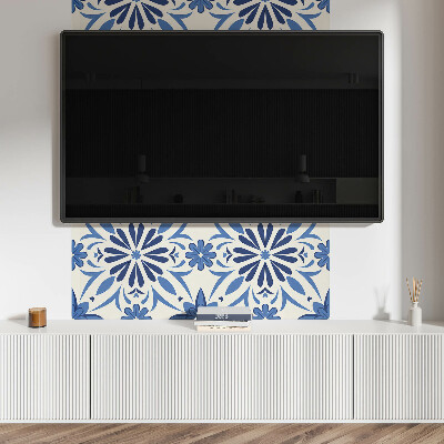 Rectangular wall panel Floral motif