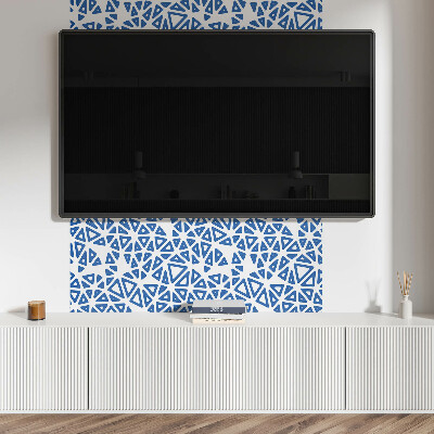 Rectangular wall panel Geometric triangle motif