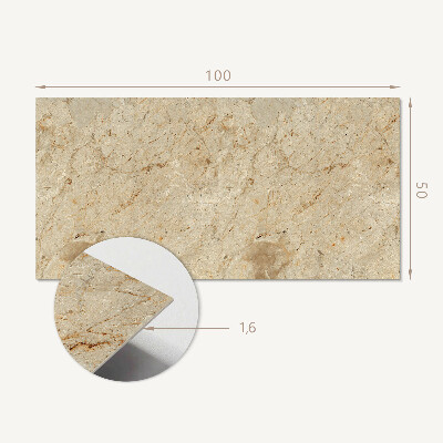 Rectangular bathroom wall panel A pattern inspired by natural stone