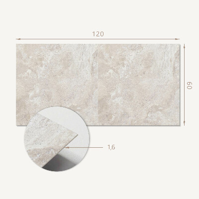 Rectangular wall panel A pattern inspired by natural stone