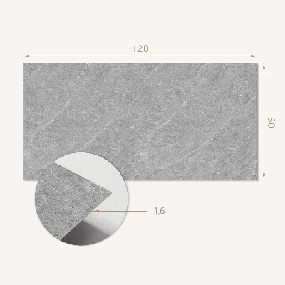 Rectangular wall panel Natural stone pattern
