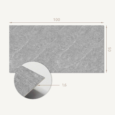 Rectangular wall panel Natural stone pattern