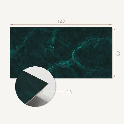 Rectangular bathroom wall panel Marble pattern with delicate veins
