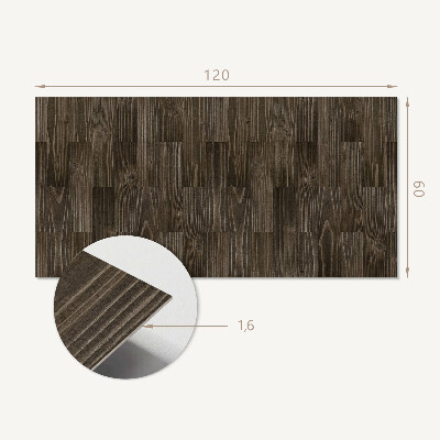Rectangular decorative wall panel Natural style boards