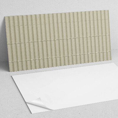 Rectangular bathroom wall panel Vertical stripes in an elegant style