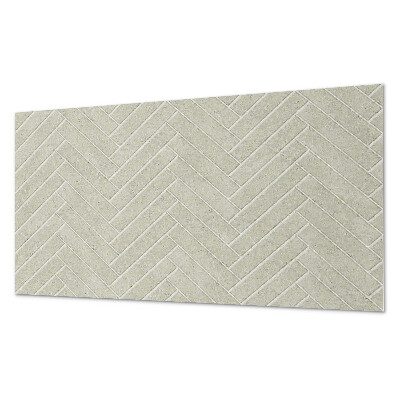 Rectangular bathroom wall panel Herringbone pattern