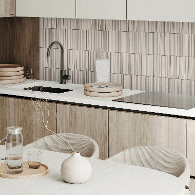 Rectangular bathroom wall panel Perpendicular lines