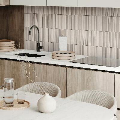 Rectangular bathroom wall panel Perpendicular lines