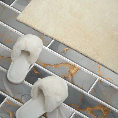 Rectangular decorative wall panel Stylish marble motif