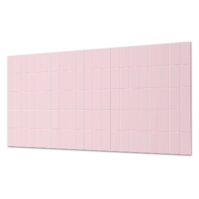 Rectangular wall panel Smooth tiles in a grid