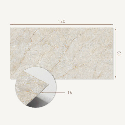 Rectangular wall panel Stylish marble motif
