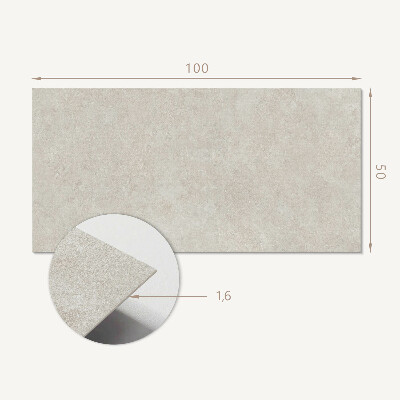 Rectangular bathroom wall panel Natural stone pattern