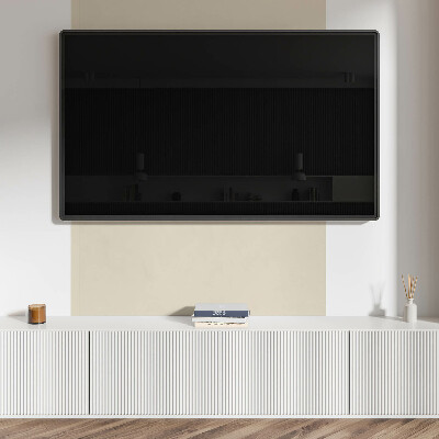 Rectangular decorative wall panel Beige