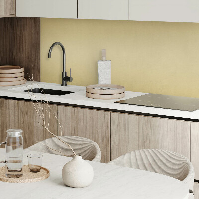 Rectangular bathroom wall panel Pastel shade of yellow