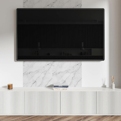 Pvc wall panel square The elegance of white marble