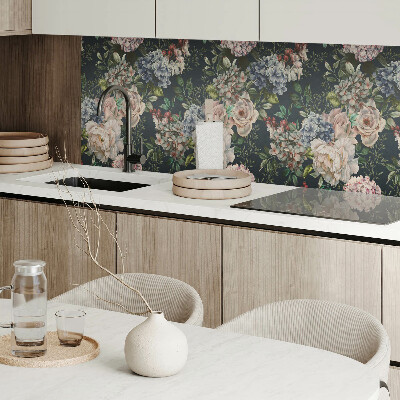 Pvc wall panel square Floral design