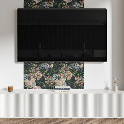Pvc wall panel square Floral design