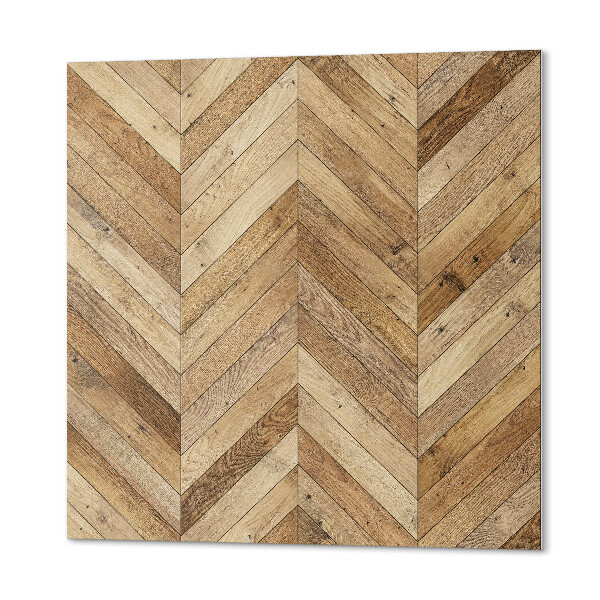 Pvc wall panel square Wooden herringbone pattern