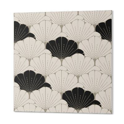 Wall panel square Artistic composition of leaves