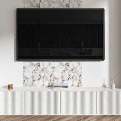 Pvc wall panel square Marble with subtle veins