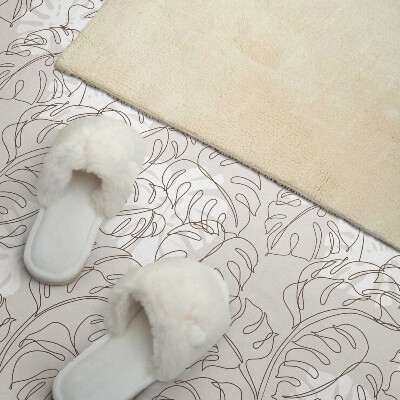 Wall panel square Leaf motif in organized shapes