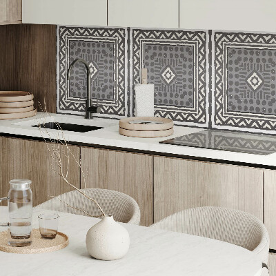 Pvc wall panel square Shapes in geometric frames
