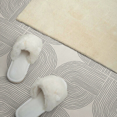 Wall panel square Abstract lines in geometric style