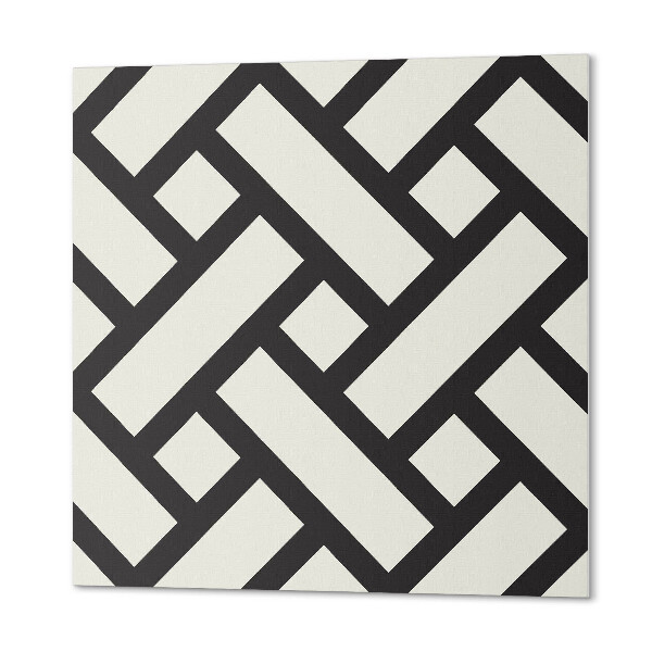 Wall paneling A tangle of geometric shapes