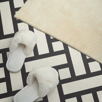 Wall paneling A tangle of geometric shapes