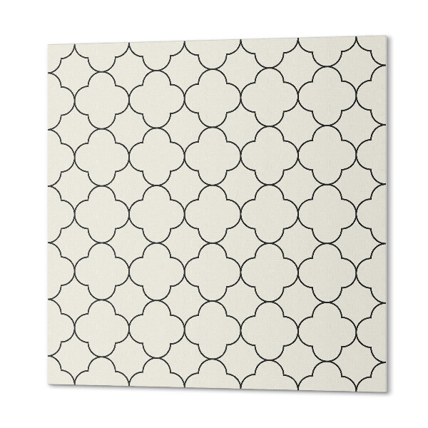 Pvc wall panel square Flowers in mesh design