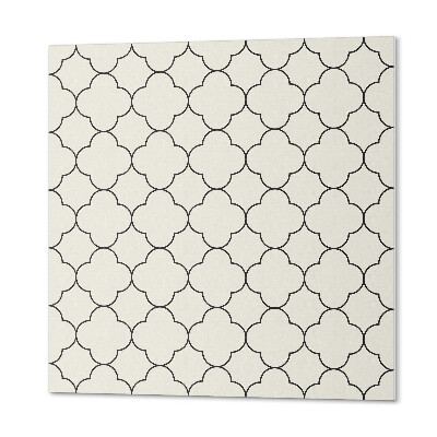 Pvc wall panel square Flowers in mesh design