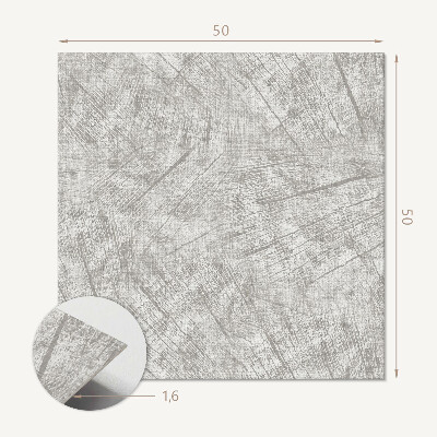 Pvc wall panel square A motif reminiscent of industrial concrete