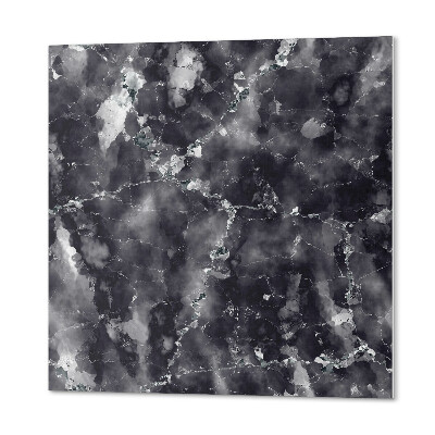 Wall panel square Marble composition with subtle veins