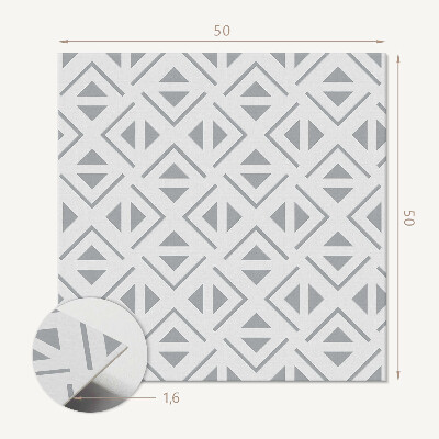 Wall paneling Square figures in the symphony