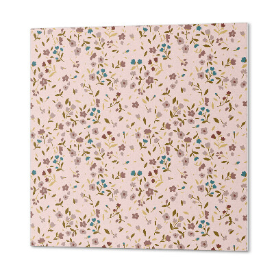 Pvc wall panel square Floral design