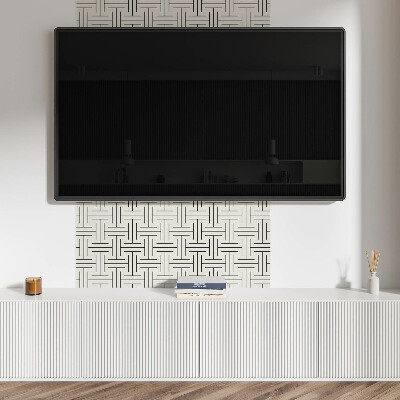 Wall paneling Modern style grid