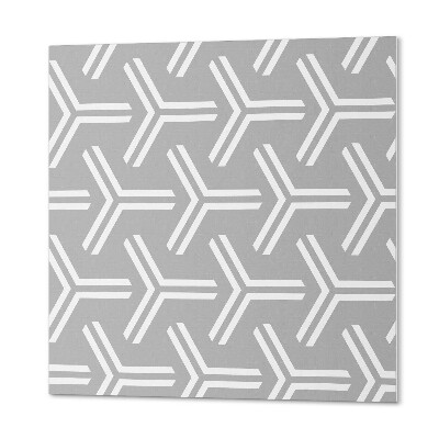 Pvc wall panel square Arrow motif in geometric design