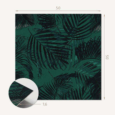 Wall panel square Palm motif