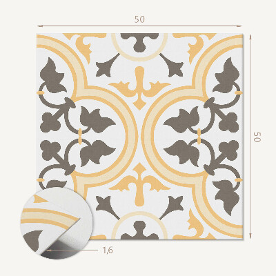 Wall paneling Botanical motif