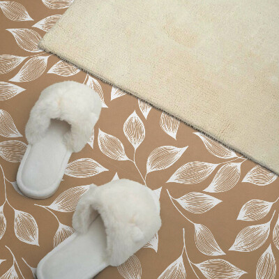 Wall paneling Leafy pattern on texture