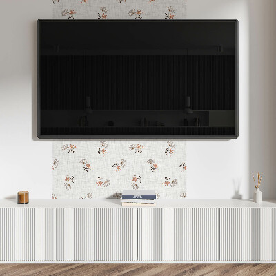 Wall panel square Floral pattern