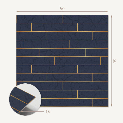 Wall panel square Rustic structure of brick arrangement